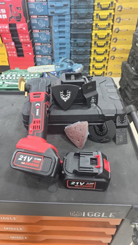 מולטיטול מקצועי 21V עם 5 ראשים KEWEI